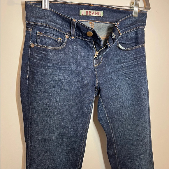 J BRAND dark wash boot cut jeans low rise Size 26 - Picture 9 of 9